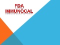 Fda immunocal